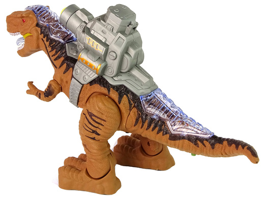 Dinozaur z Katapultą Chodzi Strzela Brązowy 