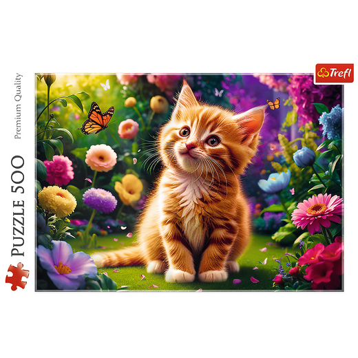 Puzzle - 500 - Uroczy kotek Trefl 37525