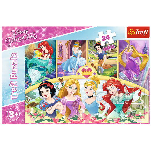 Puzzle - 24 Maxi - Magia wspomnień - Disney Princess - Trefl 14294