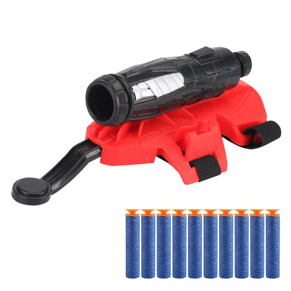 Rękawica Z Wyrzutnią Na Strzałki Piankowe Spider  Dla Dzieci 10szt.