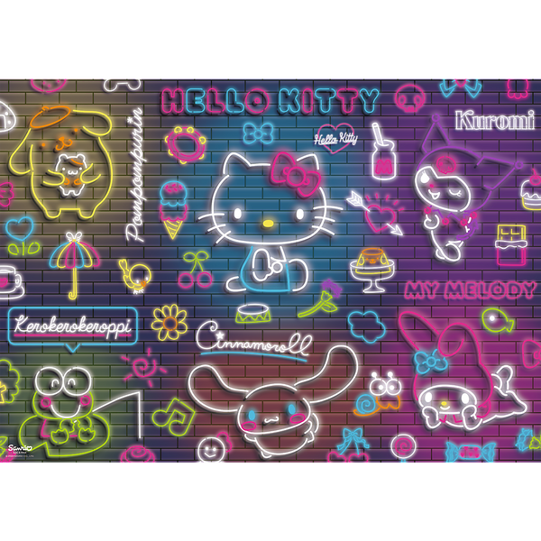 Puzzle - 500 - Neon Hello Kitty Trefl 37523