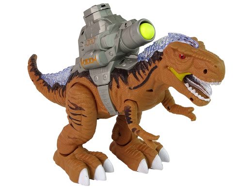 Dinozaur z Katapultą Chodzi Strzela Brązowy 