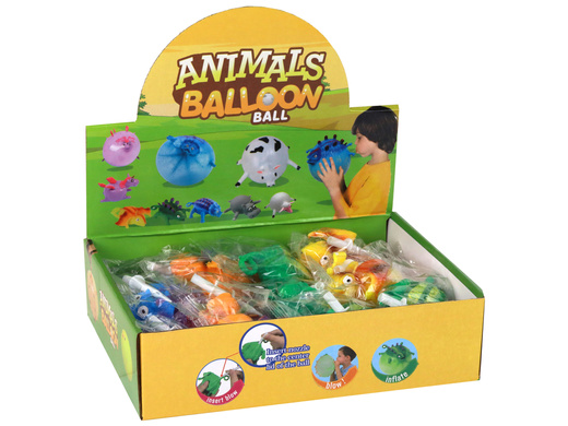 Dmuchane Figurki Dinozaurów Balony Ustnik 