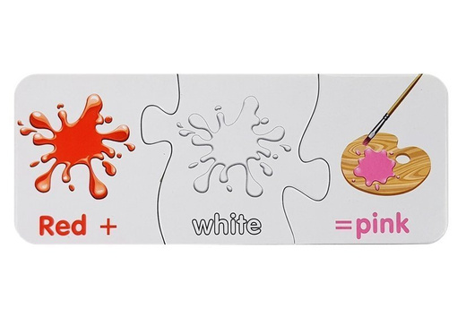 Puzzle Edukacyjne Kolory Po Angielsku 10 Połączeń 