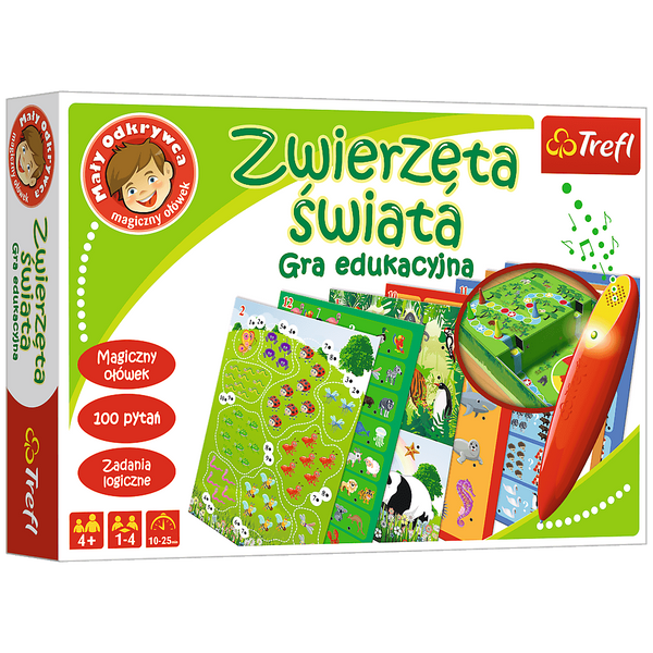 Mały Odkrywca i magiczny ołówek - Zwierzęta świata 01359