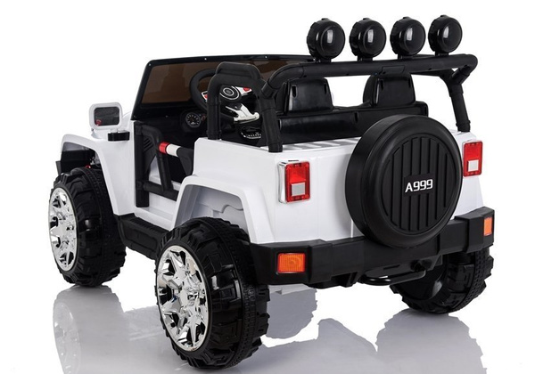 Auto na Akumulator Jeep 4x4  A999 Biały