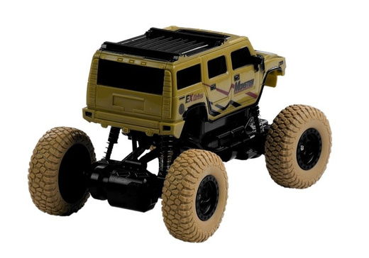 Auto Zdalnie Sterowane Jeep R/C 1:18 Beżowe﻿