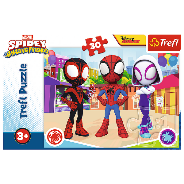 Puzzle - 30 - Przygody Spiday"a i przyjaciół - Trefl 18285