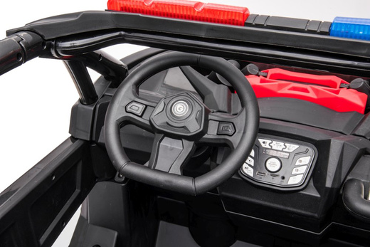 Auto na Akumulator Buggy XB-2118 Policyjne Czarne 4x4 