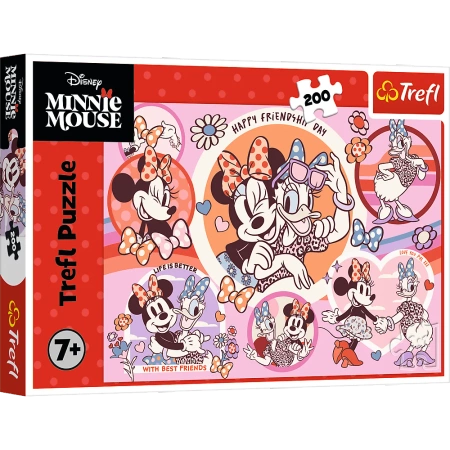 Puzzle - 200 - Zwyczaje Myszki Minnie - Trefl 13343