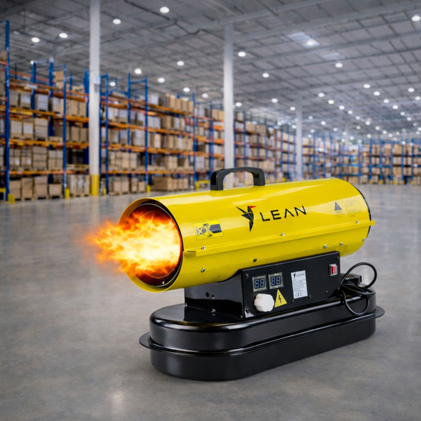 Nagrzewnica Spalinowa Olejowa 30KW Wyświetlacz LCD Termostat