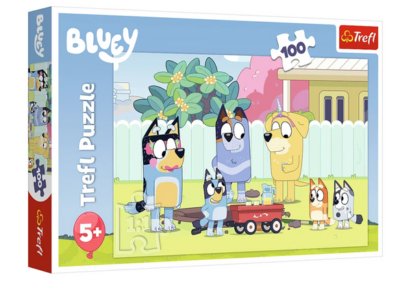 Puzzle - 100 - Wesoły świat Bluey - Trefl 16471