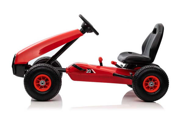 Gokart na Pedały G208 Czerwony 