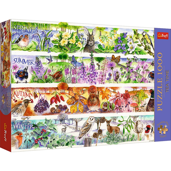 Puzzle - 1000 Premium Plus - Tea Time: Cztery pory roku Trefl 12078