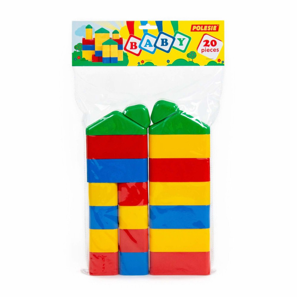 Klocki  "Maluch" 20 Elementów Kolorowe 61775