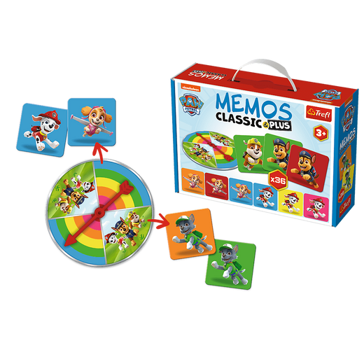 Gra Memos Classic i Plus Psi Patrol Trefl 02269