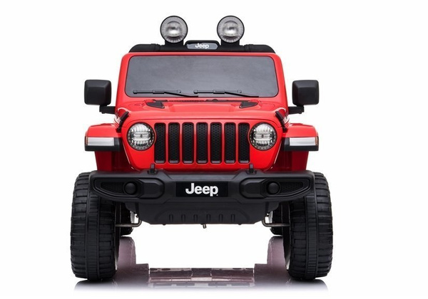 Auto na Akumulator Jeep Wrangler Rubicon Czerwony