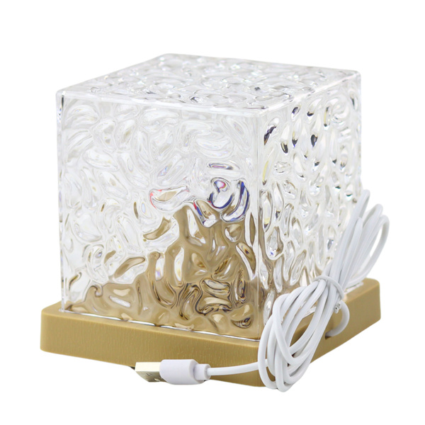 Lampka Nocna LED Projektor Zorza Fale RGB 16 Kolorów Pilot 