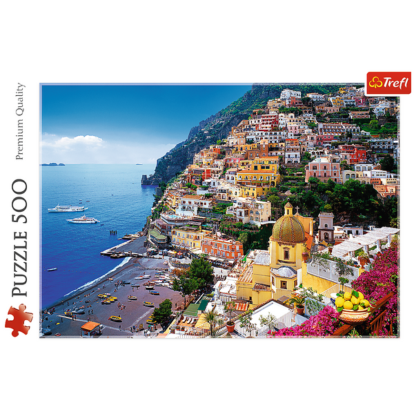 Puzzle - 500 - Positano - Wybrzeże Amalfickie - Włochy - Trefl 37145