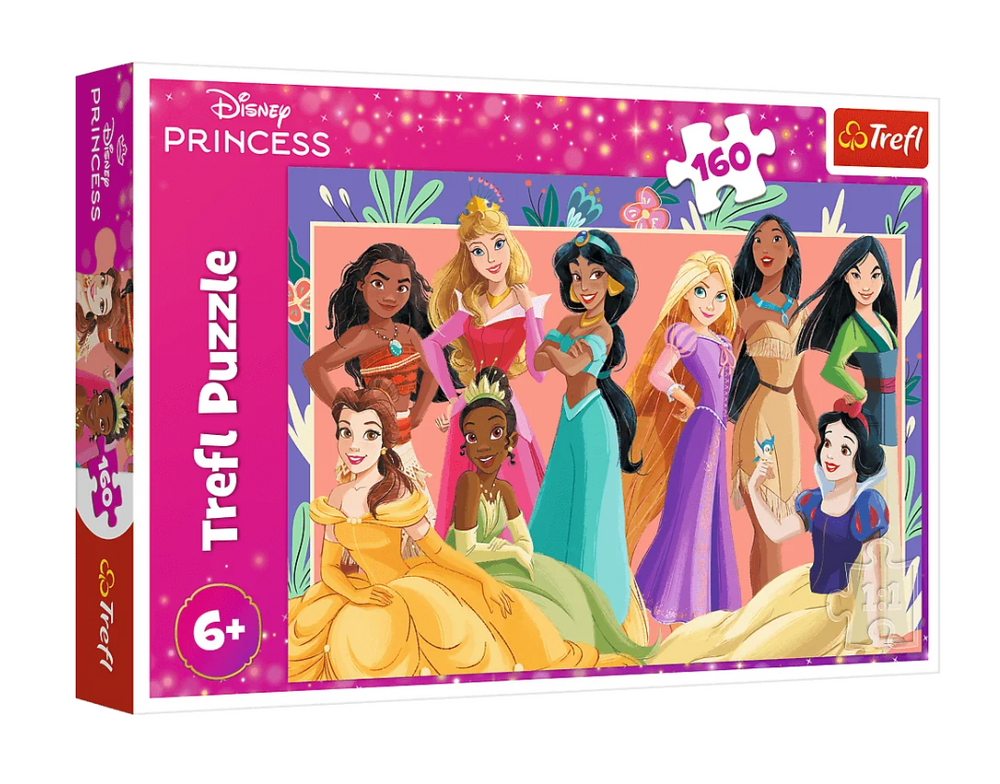 Puzzle - 160 - Prawdziwe księżniczki - Disney Princess - Trefl