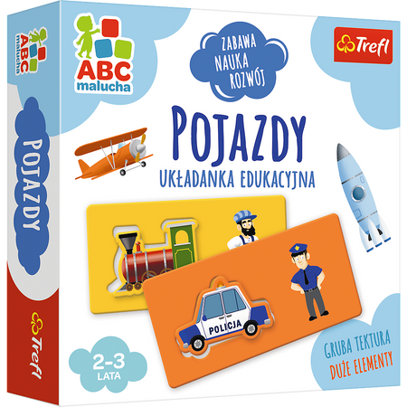 Gra edukacyjna dla dzieci Pojazdy ABC Malucha Trefl 01942