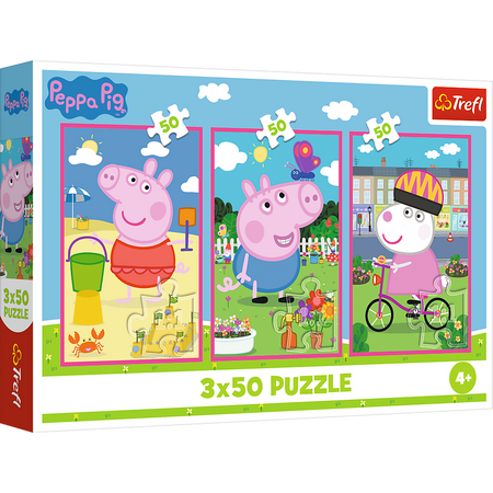 Puzzle - 3x50 - Siła przyjaźni / Peppa PigMix 70% 34877