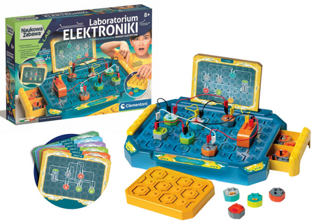Naukowa Zabawa Laboratorium Elektroniki Język Polski Clementoni 50727