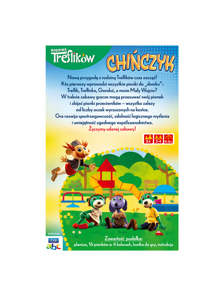 Gra planszowa Chińczyk Rodzina Treflików Trefl 02069
