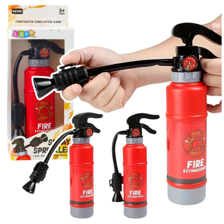Gaśnica Zabawkowa Dla Małego Strażaka Funkcja Pryskania Wodą 