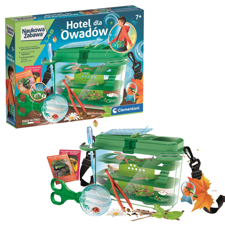 Naukowa Zabawa Laboratorium Hotel Dla Owadów Faunarium Narzędzie do Łapania Owadów Język Polski Clementoni 50399