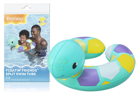 Koło Do Pływania Żółw 50 x 52 cm Bestway 36405