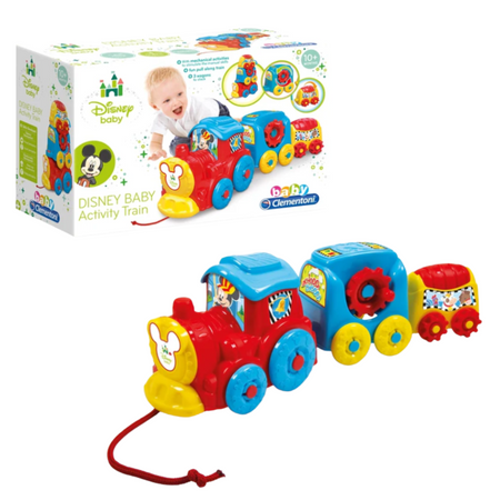 Zestaw Pociąg Lokomotywa Wagoniki Myszka Miki Baby Disney Clementoni 17168