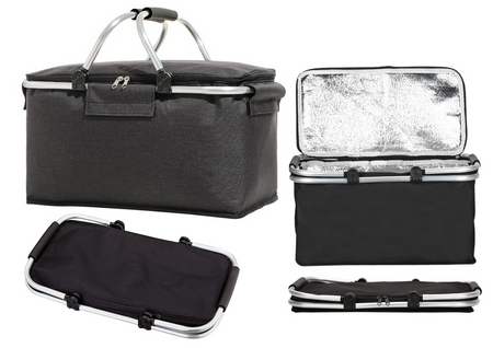  Termiczny Izolowany Koszyk Piknikowy Składany 30l