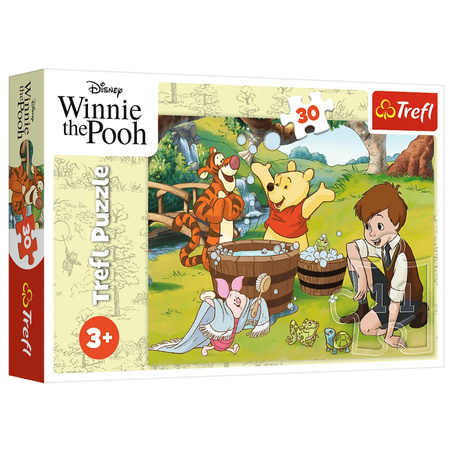 Puzzle - 30 - Dzień z Puchatkiem - Disney Kubuś Puchatek - Trefl 18321 