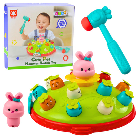 Gra Zręcznościowa Uderz Młotkiem Marchewki Wyskakujący Królik 