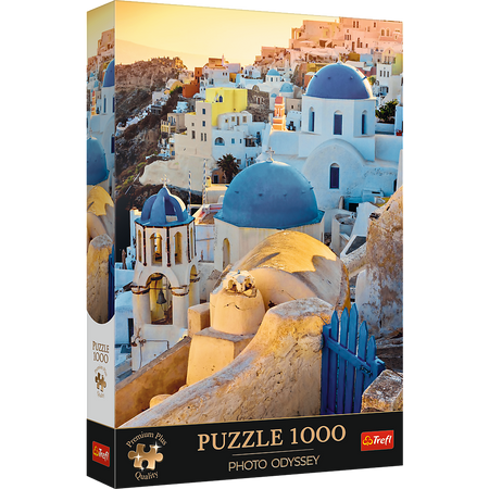 Puzzle - 1000 Premium Plus - Miasteczko Oia - Santorini - Trefl 10853