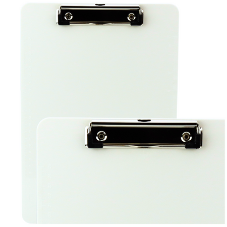Podkładka Deska Z Klipem Do Pisania Miarka A4 Plastikowa Biała