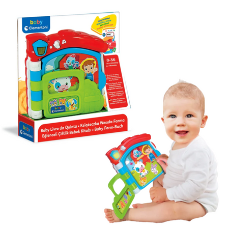 Interaktywna Książeczka Edukacyjna Farma Język Polski i Niemiecki Clementoni 17652