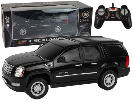 Auto Cadillac Escalade R/C Czarny Światła Dźwięk 1:16 