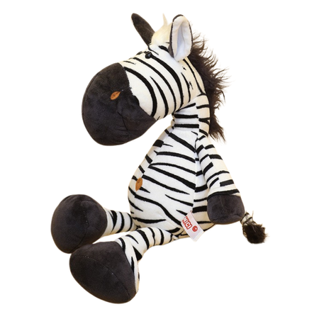 Pluszowa Maskotka Przytulanka Zebra Biało Czarna 25cm 