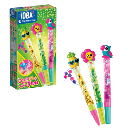 Idea Art Zestaw Mini Fabryka Tropikalnych Długopisów Clementoni 18830