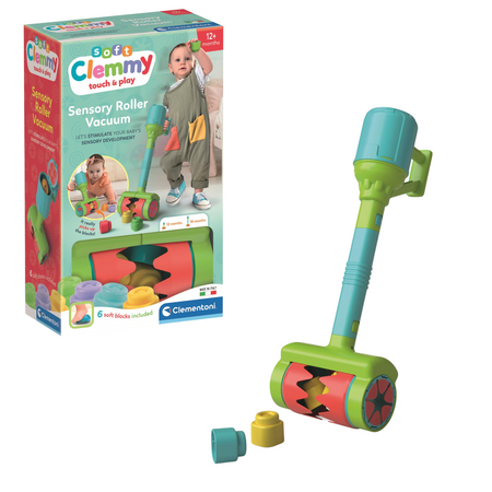 Clemmy Odkurzacz Sensoryczny Miękkie Klocki Sorter Clementoni 17975
