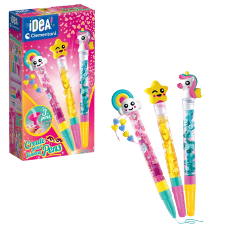 Idea Art Zestaw Mini Fabryka Fantazyjnych Długopisów Clementoni 18831