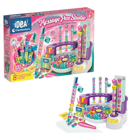 Idea Art Fabryka Długopisów z Wiadomością Literki Clementoni 18211