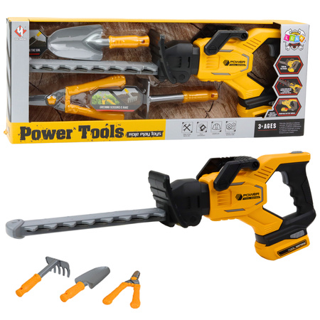 Zestaw Ogrodniczy Dla Dzieci Nożyce Elektryczne Sekator Łopatka 