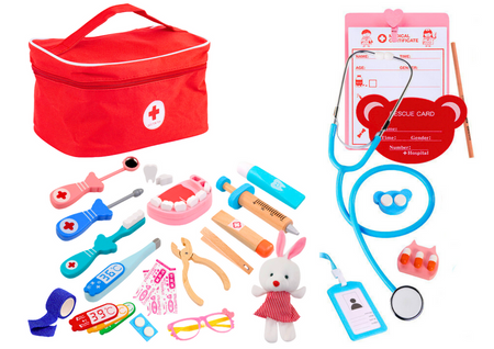 Zestaw Lekarski Apteczka Akcesoria Medyczne 38 Elementów 