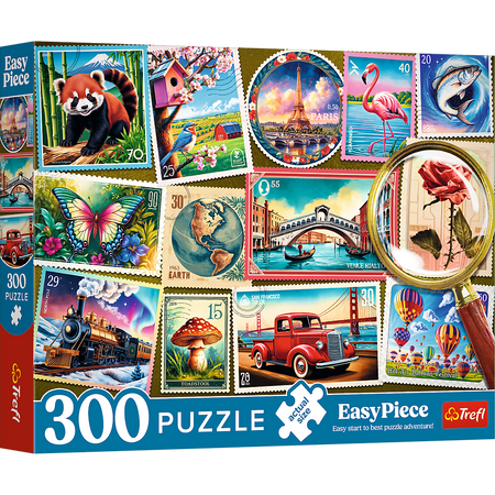 Puzzle - 300 EasyPiece - Znaczki pocztowe - Trefl 23100