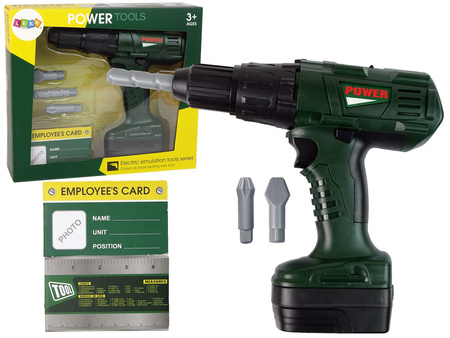Wiertarka Dla Majsterkowicza Zielona Wiertła Na Baterie 