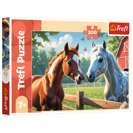 Puzzle - 200 - Konie na polanie - Trefl 13328 