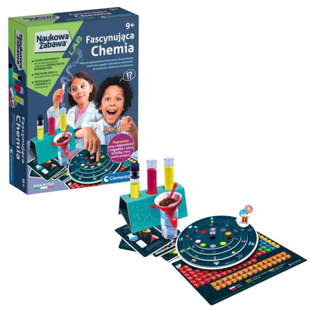 Naukowa Zabawa Zestaw Doświadczeń Eksperymenty Fascynująca Chemia Język Polski Clementoni 50699